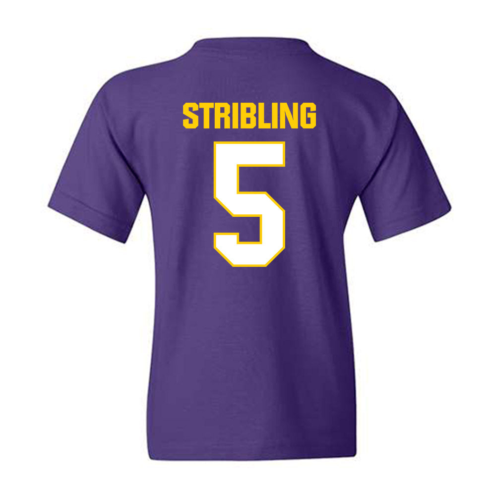 WIU - NCAA Football : Anthony Stribling - Youth T-Shirt-1