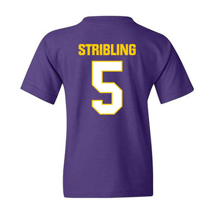 WIU - NCAA Football : Anthony Stribling - Youth T-Shirt-1