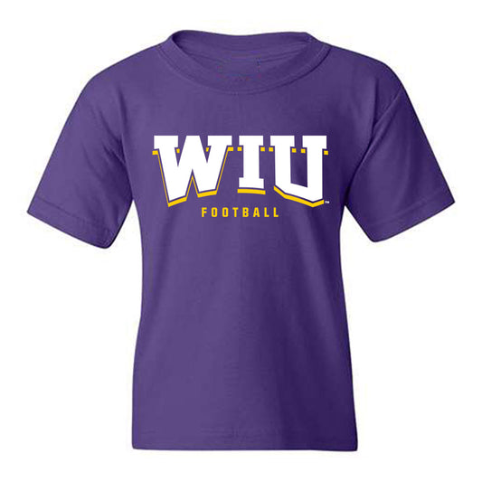 WIU - NCAA Football : Elijah Kongolo - Youth T-Shirt-0