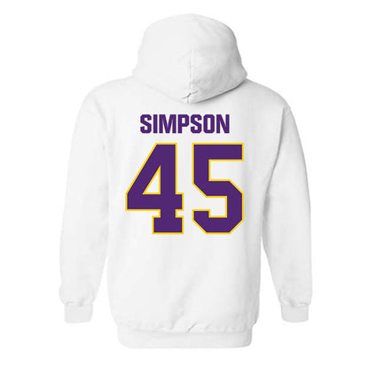 WIU - NCAA Softball : Hannah Simpson - Classic Shersey Hooded Sweatshirt-1