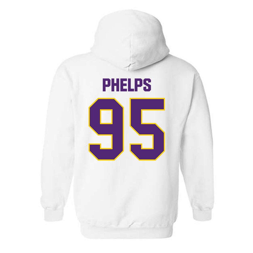 WIU - NCAA Football : Tanner Phelps - Classic Shersey Hooded Sweatshirt-1