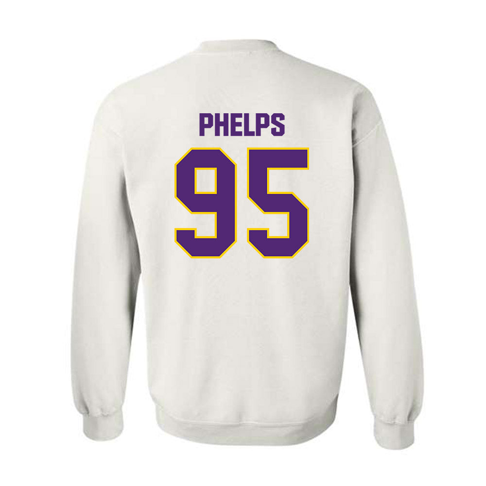 WIU - NCAA Football : Tanner Phelps - Classic Shersey Crewneck Sweatshirt-1