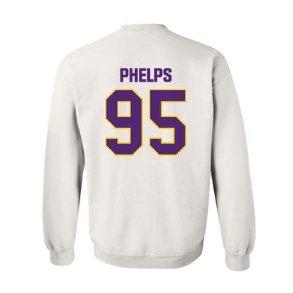WIU - NCAA Football : Tanner Phelps - Classic Shersey Crewneck Sweatshirt-1