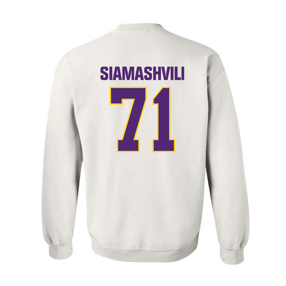 WIU - NCAA Football : Luca Siamashvili - Classic Shersey Crewneck Sweatshirt-1
