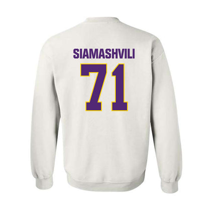 WIU - NCAA Football : Luca Siamashvili - Classic Shersey Crewneck Sweatshirt-1