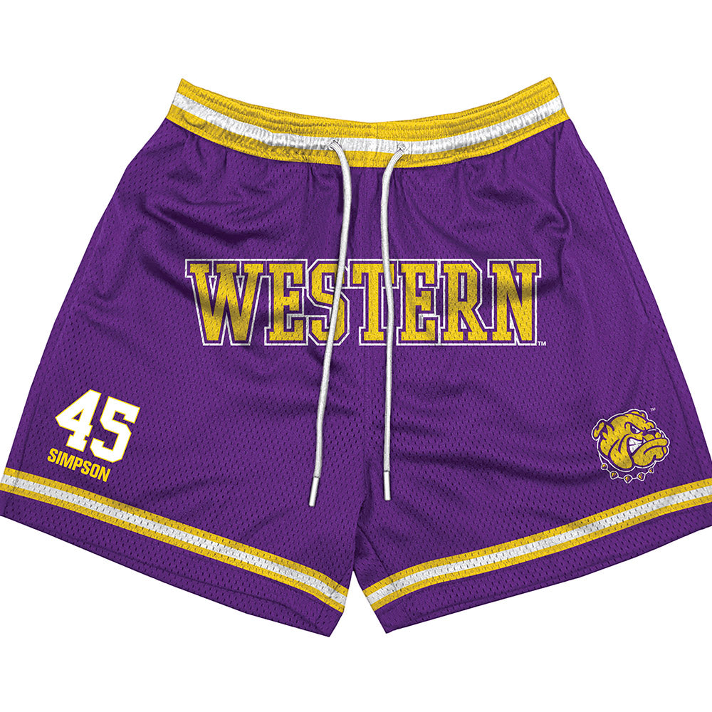 WIU - NCAA Softball : Hannah Simpson - Shorts-0