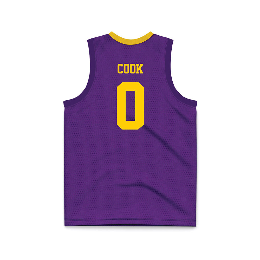 WIU - NCAA Men's Basketball : Tyran Cook - Basketball Jersey-1