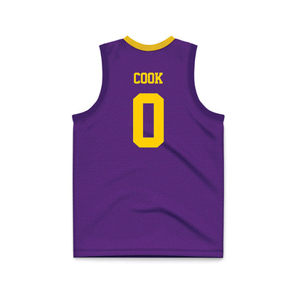 WIU - NCAA Men's Basketball : Tyran Cook - Basketball Jersey-1