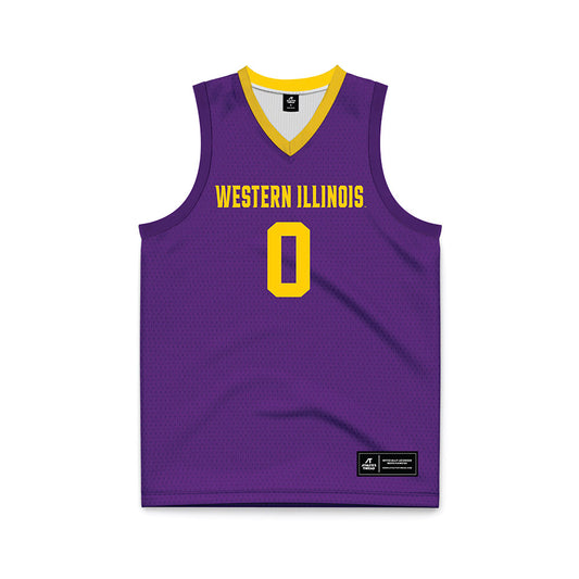 WIU - NCAA Men's Basketball : Tyran Cook - Basketball Jersey-0