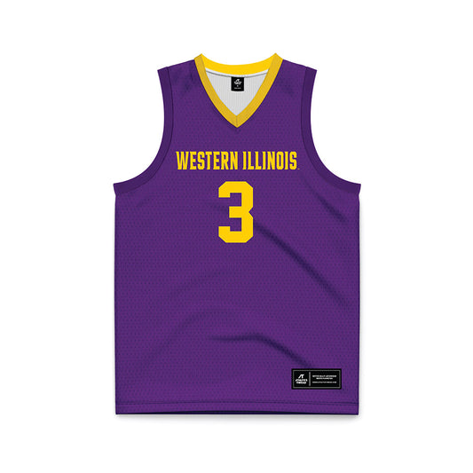 WIU - NCAA Men's Basketball : Lucas Lorenzen - Basketball Jersey-0