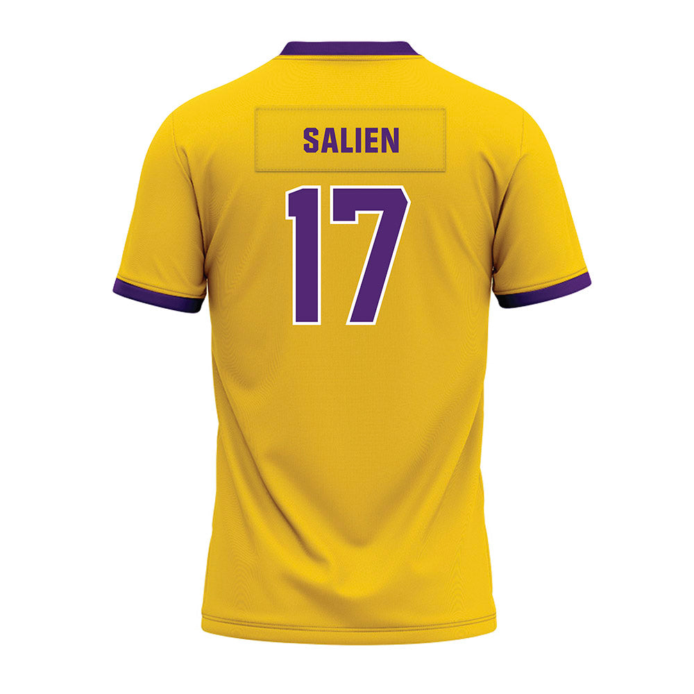 WIU - NCAA Football : Joel Salien - Gold Premium Football Jersey-1