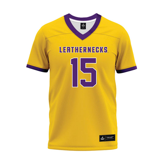 WIU - NCAA Football : Rodney McNeil Jr. - Gold Premium Football Jersey-0