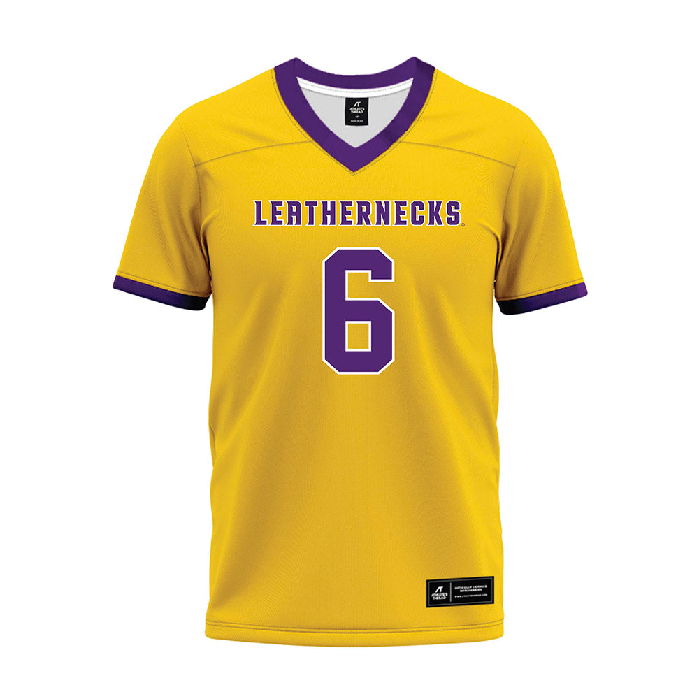WIU - NCAA Football : Joshua Robinson - Gold Premium Football Jersey-0