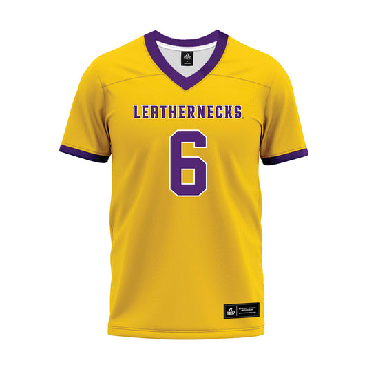 WIU - NCAA Football : Joshua Robinson - Gold Premium Football Jersey-0