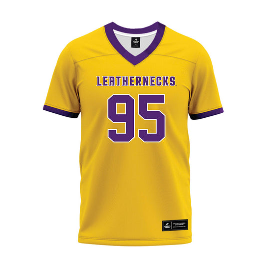 WIU - NCAA Football : Tanner Phelps - Gold Premium Football Jersey-0