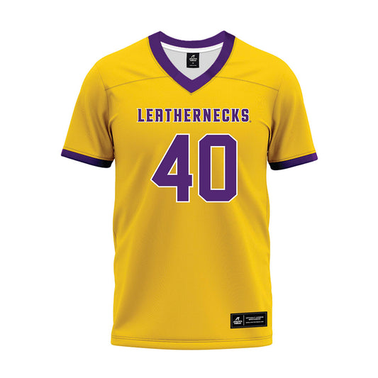 WIU - NCAA Football : Joe Edwards - Gold Premium Football Jersey-0