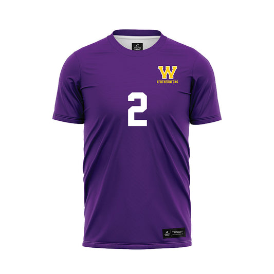 WIU - NCAA Women's Soccer : Natalie Hammes - Purple Soccer Jersey-0