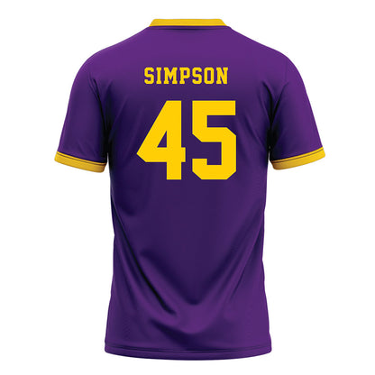 WIU - NCAA Softball : Hannah Simpson - Purple Jersey-1