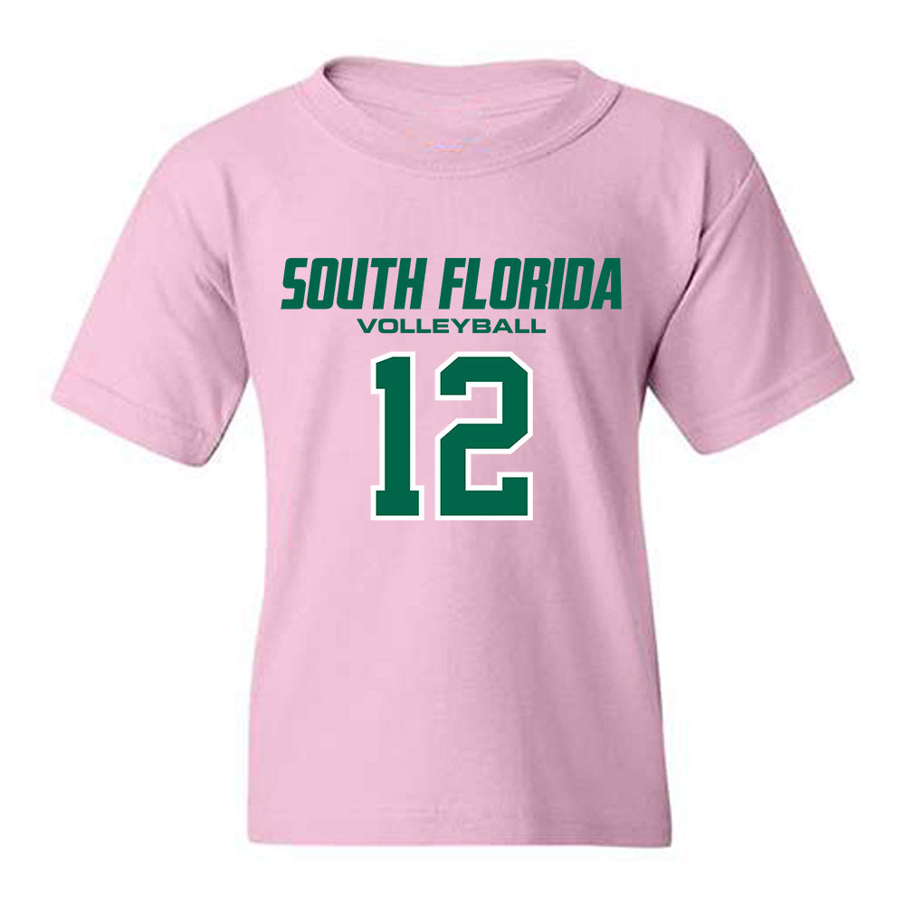USF - NCAA Women's Volleyball : Addy Brus - Youth T-Shirt-0