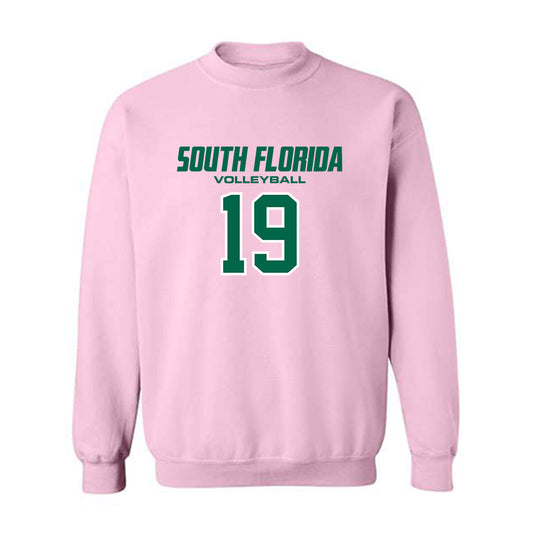 USF - NCAA Women's Volleyball : Emelyn Stettin - Crewneck Sweatshirt-0