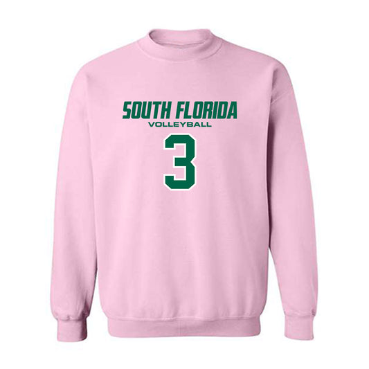 USF - NCAA Women's Volleyball : Miya Thomas - Crewneck Sweatshirt-0