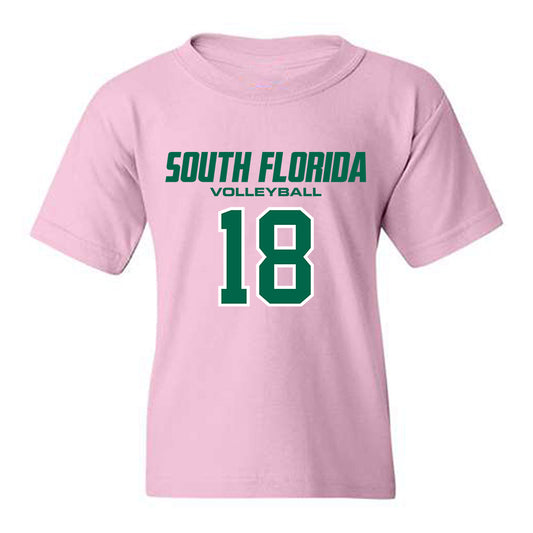 USF - NCAA Women's Volleyball : Raegan Richardson - Youth T-Shirt-0