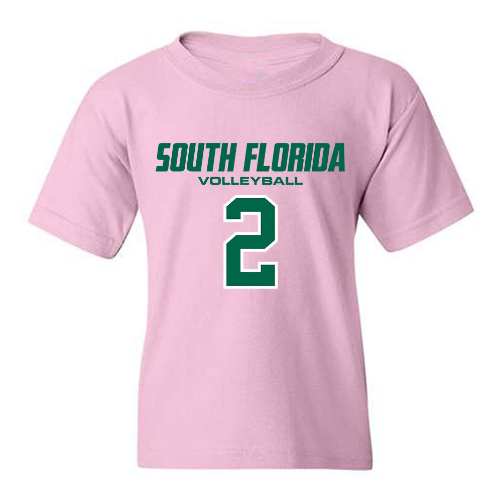USF - NCAA Women's Volleyball : Laila Ivey - Youth T-Shirt-0