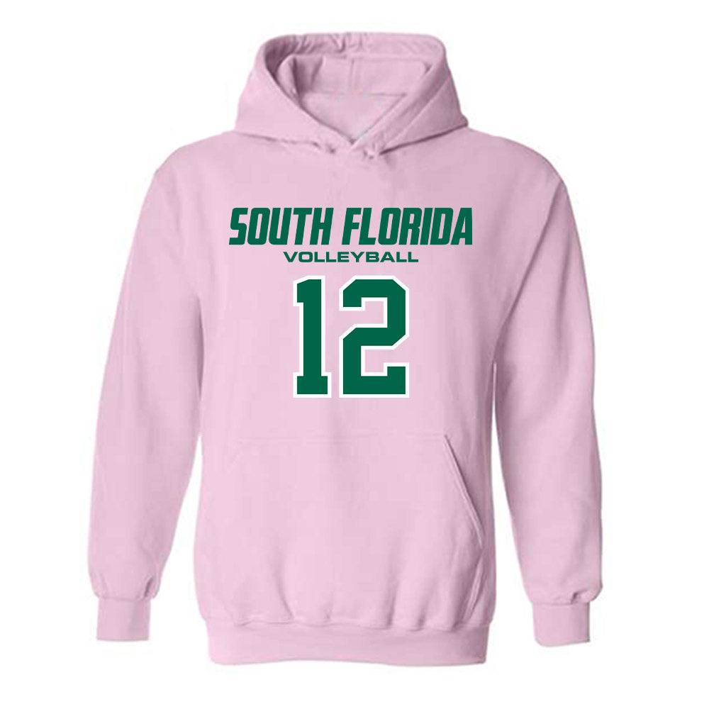 USF - NCAA Women's Volleyball : Addy Brus - Hooded Sweatshirt-0
