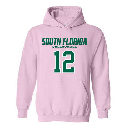 USF - NCAA Women's Volleyball : Addy Brus - Hooded Sweatshirt-0