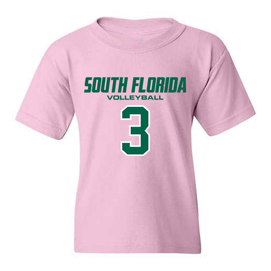 USF - NCAA Women's Volleyball : Miya Thomas - Youth T-Shirt-0