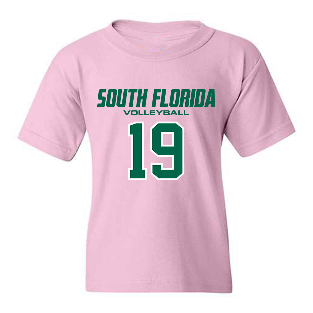 USF - NCAA Women's Volleyball : Emelyn Stettin - Youth T-Shirt-0