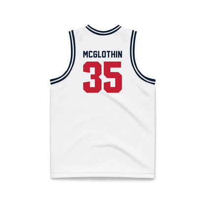 Richmond - NCAA Men's Basketball : Bryson McGlothin - White Basketball Jersey-1
