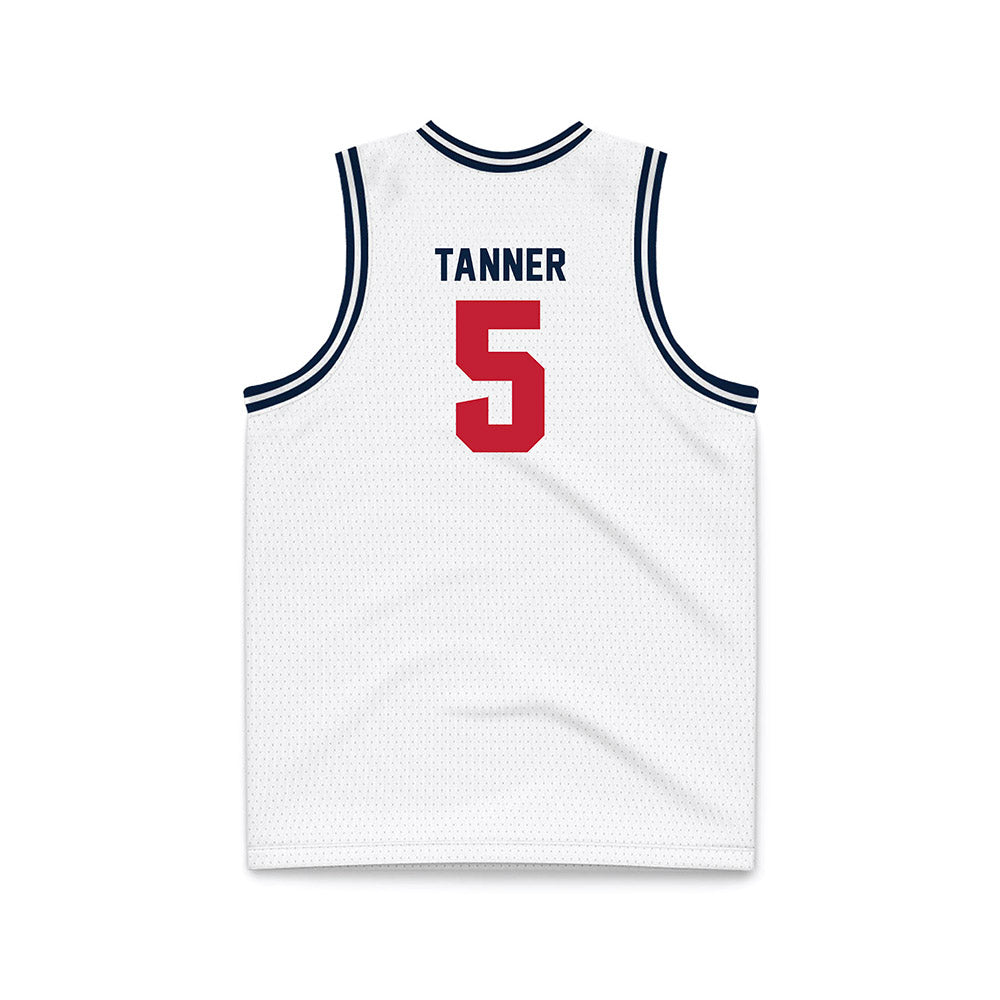 Richmond - NCAA Men's Basketball : Collin Tanner - White Basketball Jersey-1