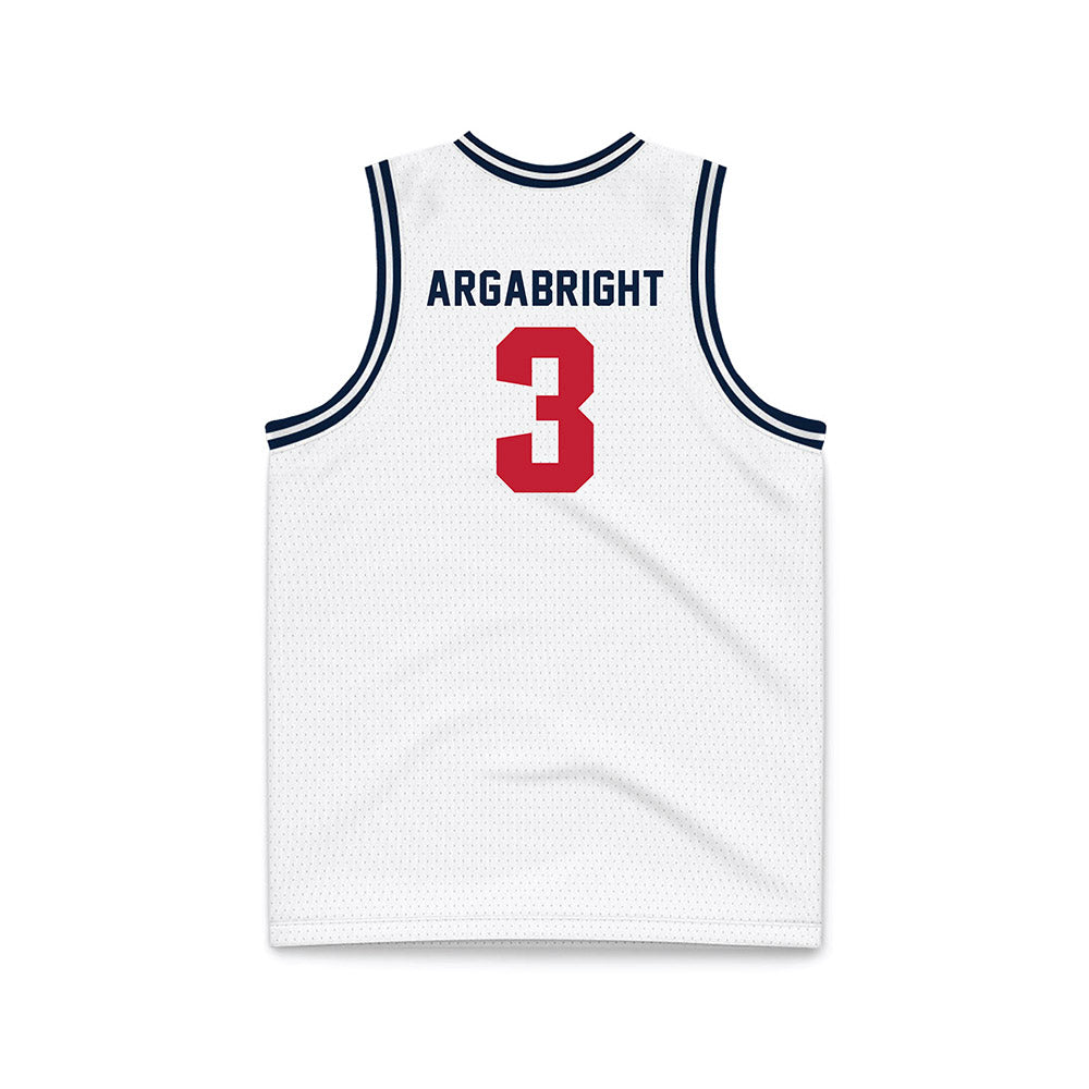 Richmond - NCAA Men's Basketball : Aiden Argabright - White Basketball Jersey-1