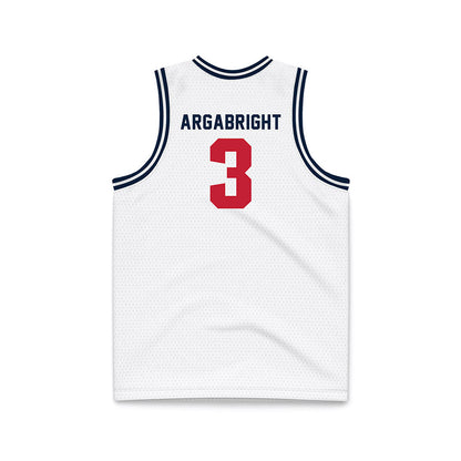 Richmond - NCAA Men's Basketball : Aiden Argabright - White Basketball Jersey-1