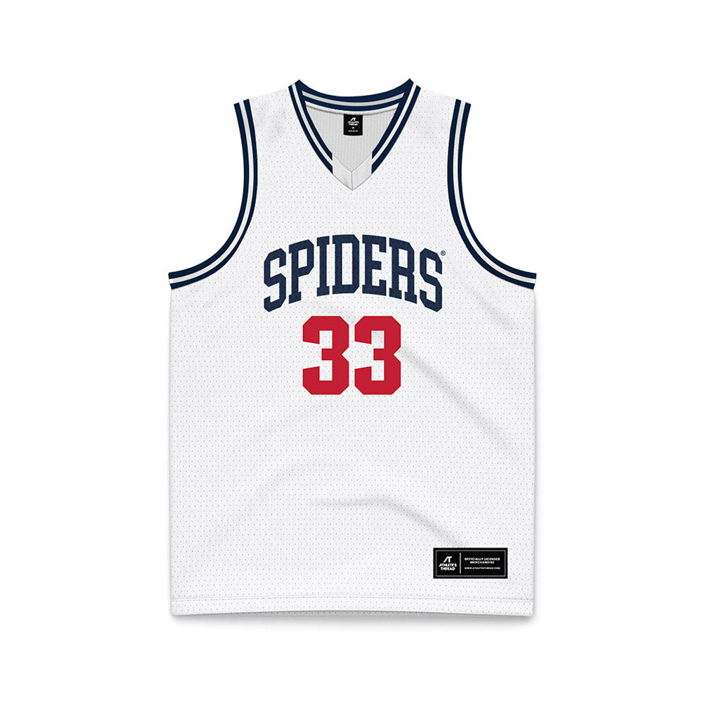 Richmond - NCAA Men's Basketball : Apostolos Roumoglou - White Basketball Jersey-0