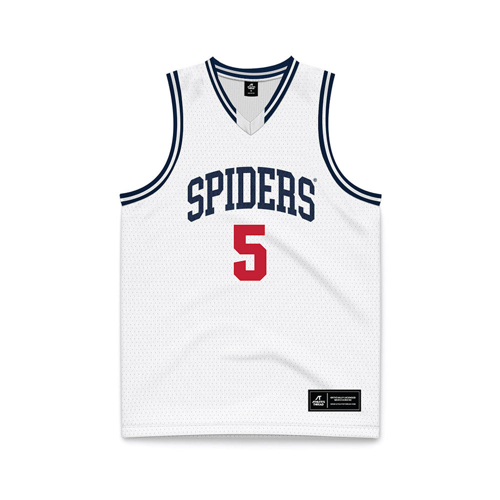 Richmond - NCAA Men's Basketball : Collin Tanner - White Basketball Jersey-0