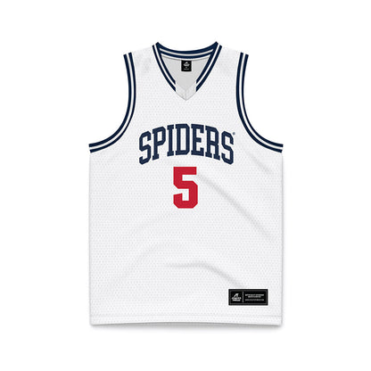 Richmond - NCAA Men's Basketball : Collin Tanner - White Basketball Jersey-0