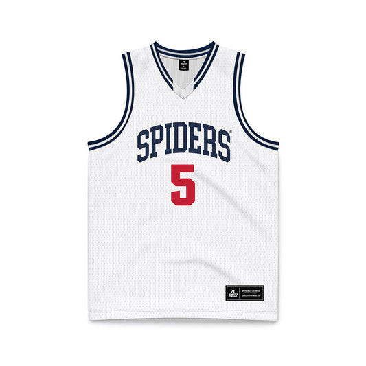 Richmond - NCAA Men's Basketball : Collin Tanner - White Basketball Jersey-0