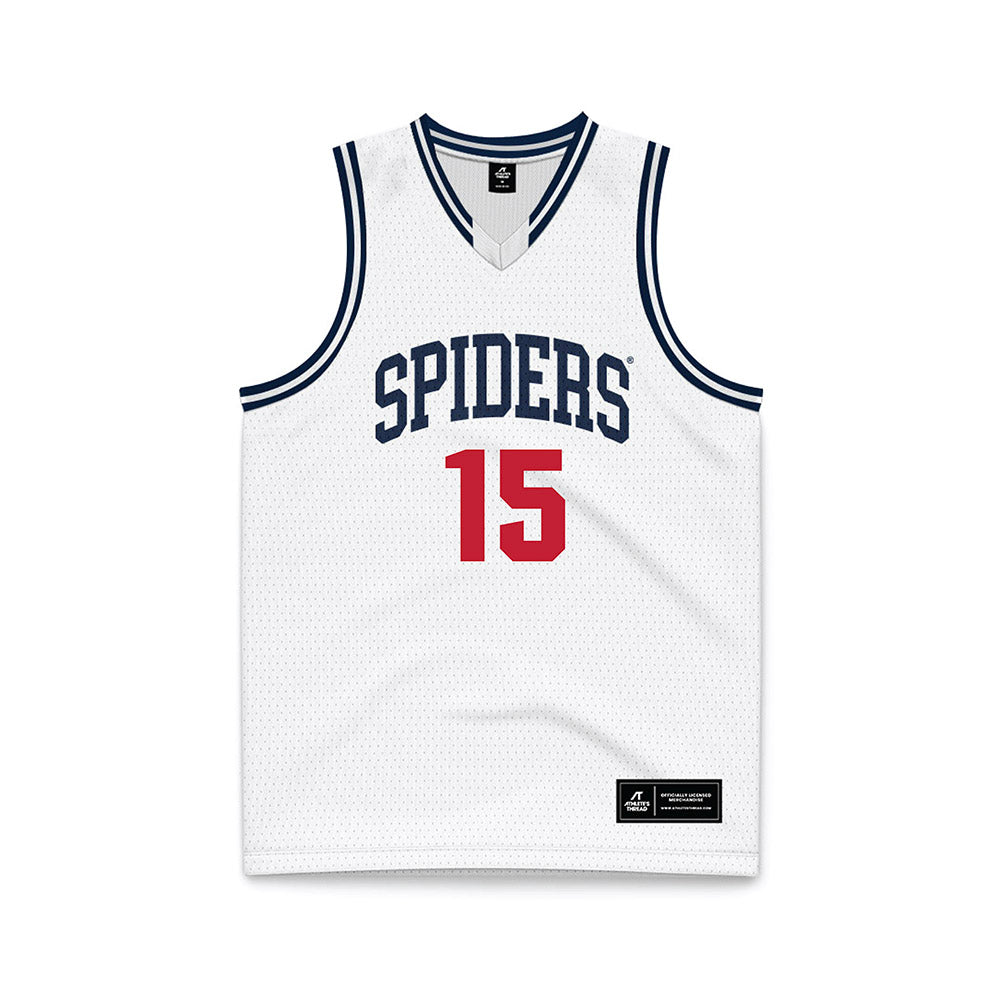 Richmond - NCAA Men's Basketball : Kirby Mooney - White Basketball Jersey-0