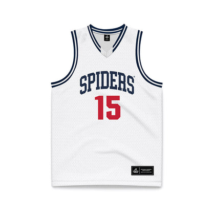 Richmond - NCAA Men's Basketball : Kirby Mooney - White Basketball Jersey-0