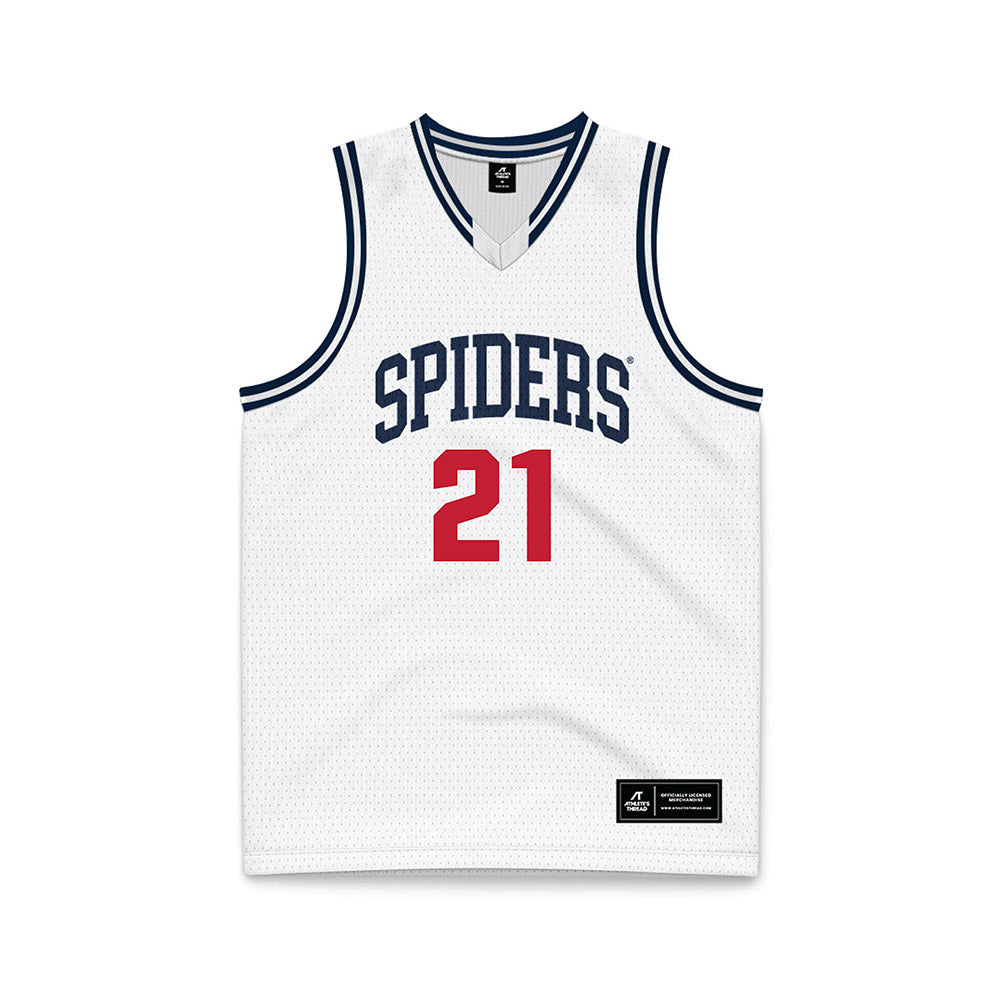 Richmond - NCAA Men's Basketball : Michael Walz - White Basketball Jersey-0