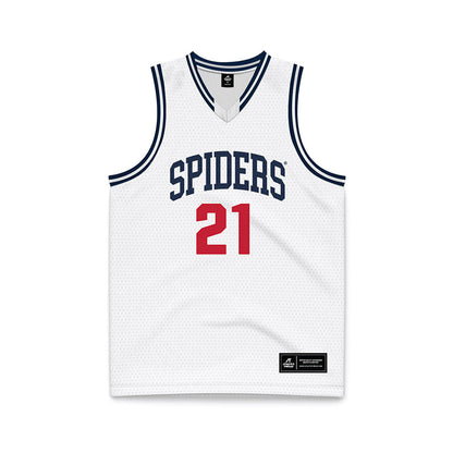 Richmond - NCAA Men's Basketball : Michael Walz - White Basketball Jersey-0