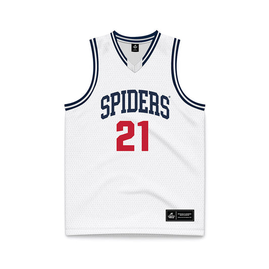 Richmond - NCAA Men's Basketball : Michael Walz - White Basketball Jersey-0