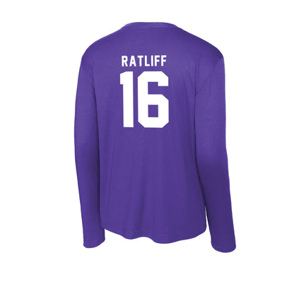Tarleton State - NCAA Beach Volleyball : Ryder Ratliff - Activewear Long Sleeve T-Shirt-1