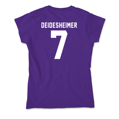 Tarleton State - NCAA Beach Volleyball : Payton Deidesheimer - Soft Style Women’s T-Shirt-1