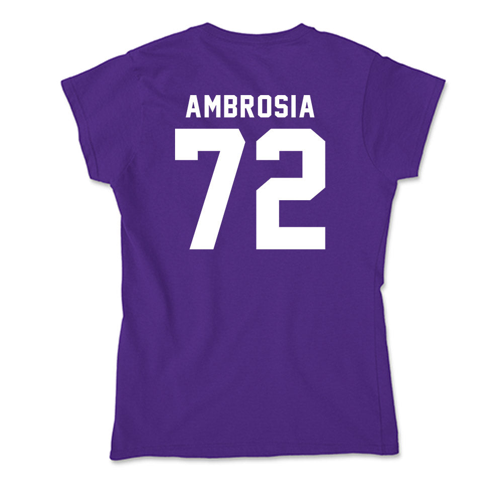 Tarleton State - NCAA Football : Alec Ambrosia - Soft Style Women’s T-Shirt-1