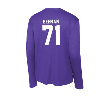 Tarleton State - NCAA Football : Connor Beeman - Activewear Long Sleeve T-Shirt-1