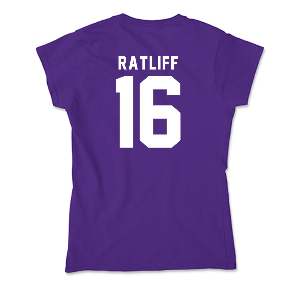 Tarleton State - NCAA Beach Volleyball : Ryder Ratliff - Soft Style Women’s T-Shirt-1