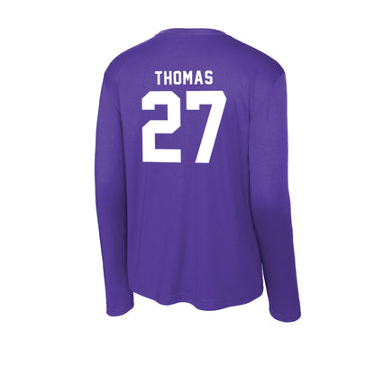 Tarleton State - NCAA Football : Andre Thomas - Activewear Long Sleeve T-Shirt-1